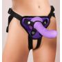Uprząż do strap on You2Toys z trzema pierścieniami fioletowo czarna - 15