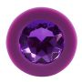 Korek analny Colorful Joy Jewel fioletowy 8 cm - 6
