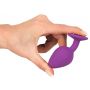 Korek analny Colorful Joy Jewel fioletowy 8 cm - 8
