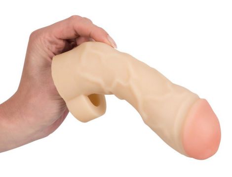 Przedłużka TPE You2Toys Thicker Bigger nude 17 cm - 13