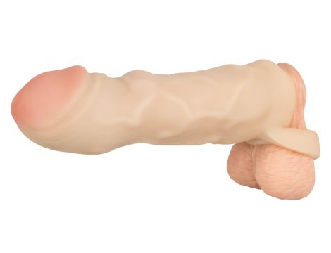 Przedłużka TPE You2Toys Thicker Bigger nude 17 cm - 8