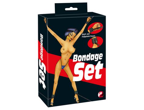 Zestaw mankietów bondage You2Toys poliamid 120 cm - 2