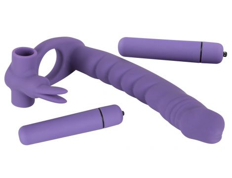 Pierścień wibrujący You2Toys silikonowy fioletowy 17 cm - 6