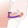 Pierścień wibrujący You2Toys silikonowy fioletowy 17 cm - 11