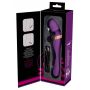 Wibrator masażer podwójny Javida fioletowy silikonowy USB 22 cm - 18