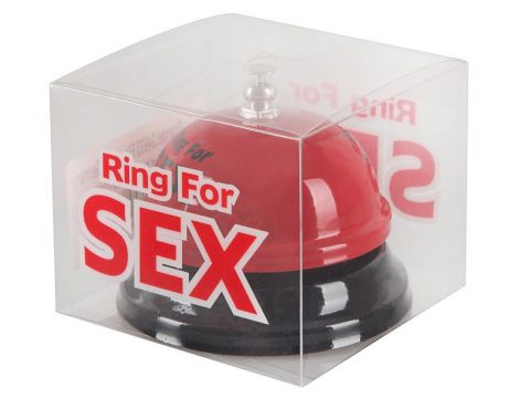 Czerwony dzwonek stołowy Ring for Sex