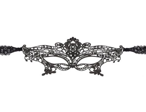 Haftowana koronkowa maska na oczy Cottelli Accessoires - 4