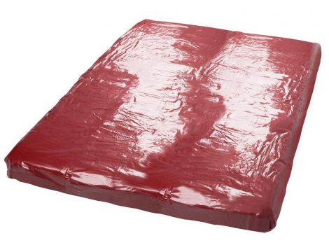 Lakierowane prześcieradło winylowe bordowe 200 x 230 cm fetish Collection - 4
