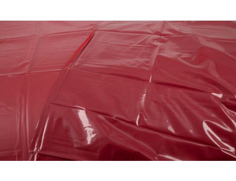 Lakierowane prześcieradło winylowe bordowe 200 x 230 cm fetish Collection - 7