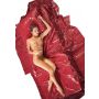 Lakierowane prześcieradło winylowe bordowe 200 x 230 cm fetish Collection - 2