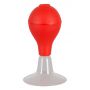 Pompka ssąca na sutki You2Toys czerwono przezroczysta 5 5 cm - 4