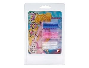 Silikonowe nakładki przelotowe Tokio You2Toys zestaw 3 4,5 cm