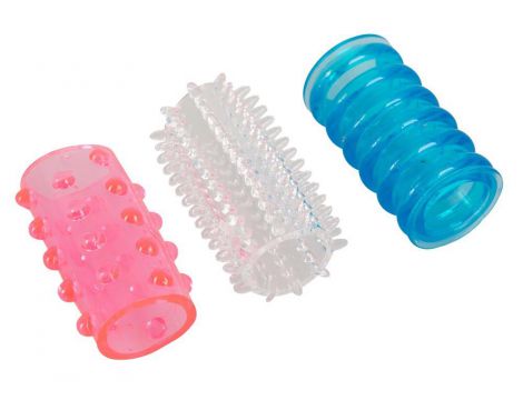 Silikonowe nakładki przelotowe Tokio You2Toys zestaw 3 4,5 cm - 7