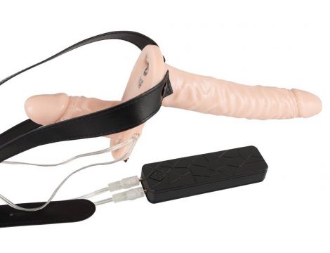 Strap on Duo z podwójnym wibratorem You2Toys 27 5 cm - 4