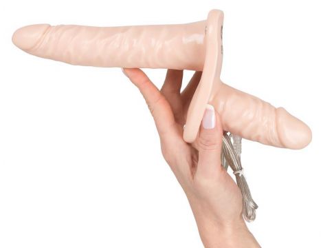Strap on Duo z podwójnym wibratorem You2Toys 27 5 cm - 8