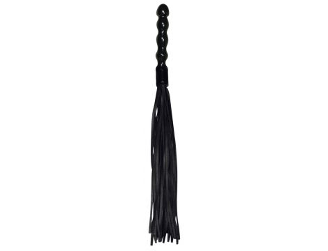 Pejcz wieloogonowy ZADO czarny 56 cm - 2