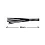 Pejcz wieloogonowy ZADO czarny 56 cm - 9