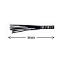 Pejcz wieloogonowy ZADO czarny 56 cm - 8