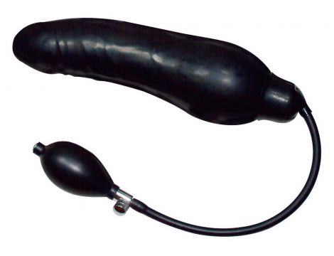 Dildo lateksowe pompowane You2Toys czarne 23 cm - 6