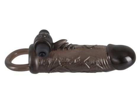 Przedłużka na penisa Rebel z wibracją i pierścieniem 19 cm - 6