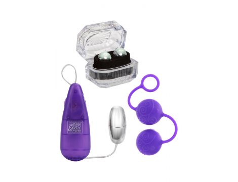 Zestaw Kegel silikonowy Calexotics fioletowy 5 cm - 2