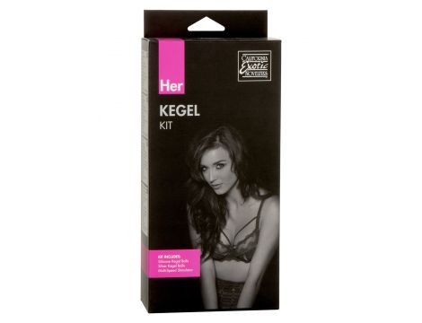 Zestaw Kegel silikonowy Calexotics fioletowy 5 cm