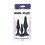 Zestaw silikonowych korków analnych ToyJoy Curvy Companions czarny 3 szt - 4