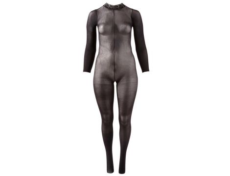 Bodystocking transparentny otwarty kroczem NO:XQSE XL-XXL - 13