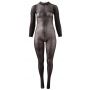 Bodystocking transparentny otwarty kroczem NO:XQSE XL-XXL - 14