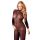 Bodystocking transparentny otwarty kroczem NO:XQSE XL-XXL