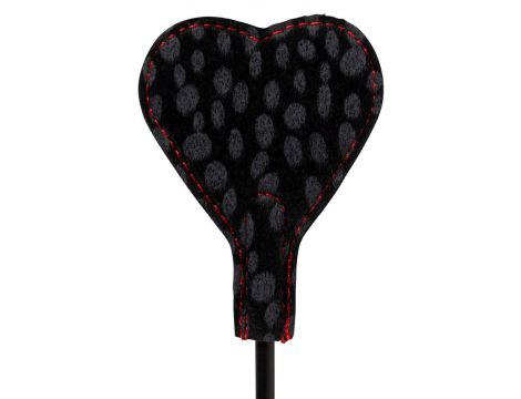 Mały czarny bicz z futrem Bad Kitty 25 cm - 7