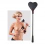 Mały czarny bicz z futrem Bad Kitty 25 cm - 10