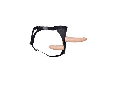 Strapon z podwójnym dildo You2Toys 19 cm TPR - 4