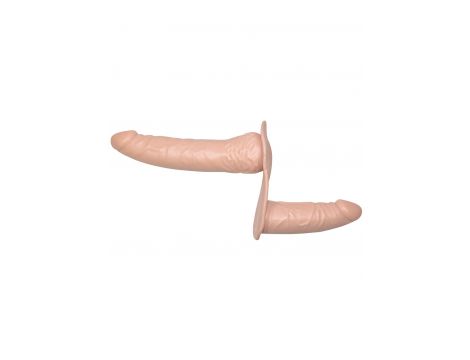Strapon z podwójnym dildo You2Toys 19 cm TPR - 6
