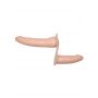 Strapon z podwójnym dildo You2Toys 19 cm TPR - 7