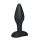 Korek analny silikonowy Black Velvets czarny mały 9 cm