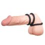 Pierścienie erekcyjne rowkowane Lust 3 You2Toys silikonowe czarne - 8
