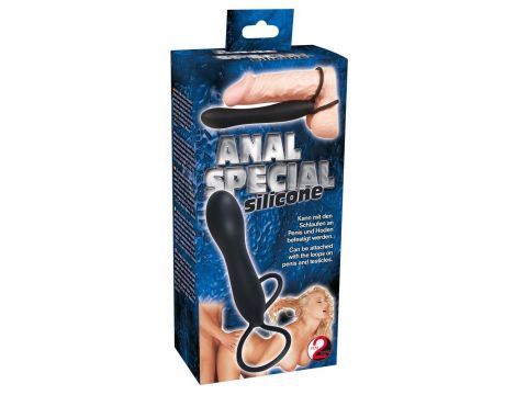 Dildo analne silikonowe You2Toys czarne 15 cm - 2