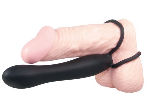 Dildo analne silikonowe You2Toys czarne 15 cm - 8