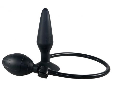 Korek analny pompowany You2Toys silikonowy czarny 15 cm - 3