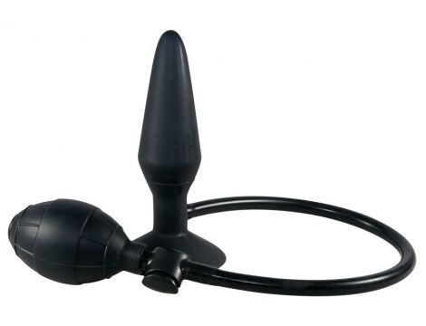 Korek analny pompowany You2Toys silikonowy czarny 15 cm - 4