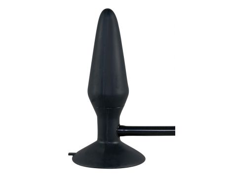 Korek analny pompowany You2Toys silikonowy czarny 15 cm - 6