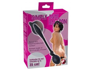 Pompowany korek analny You2Toys silikonowy czarny 30 cm