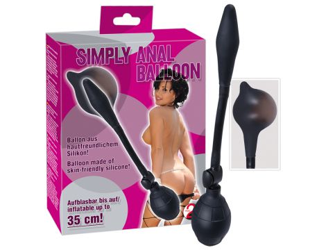 Pompowany korek analny You2Toys silikonowy czarny 30 cm - 9