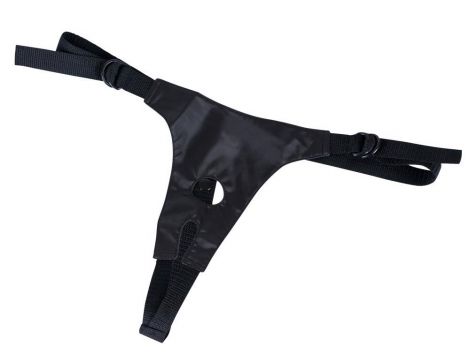 Strap on You2Toys czarny z trzema dildami 15 cm - 5