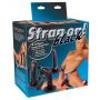 Strap on You2Toys czarny z trzema dildami 15 cm - 3