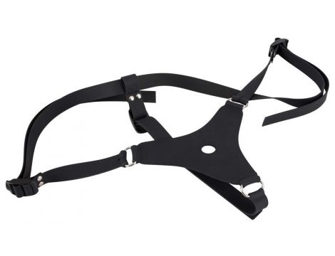 Strap on silikonowy You2Toys czarny 17 cm - 11