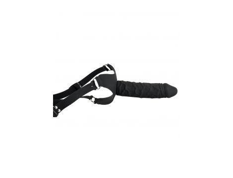 Strap on silikonowy You2Toys czarny 17 cm - 7