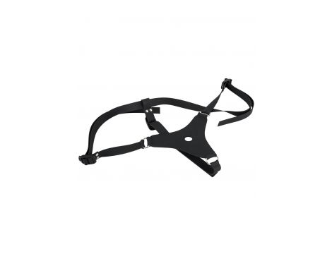 Strap on silikonowy You2Toys czarny 17 cm - 10