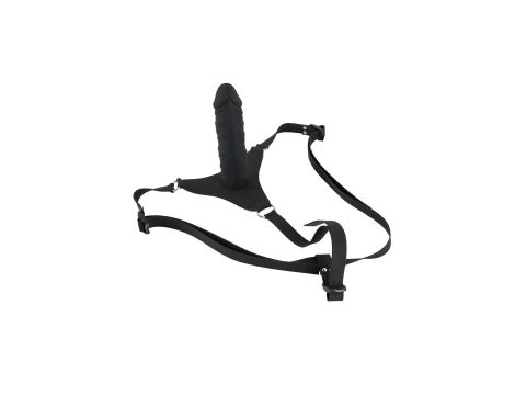 Strap on silikonowy You2Toys czarny 17 cm - 16